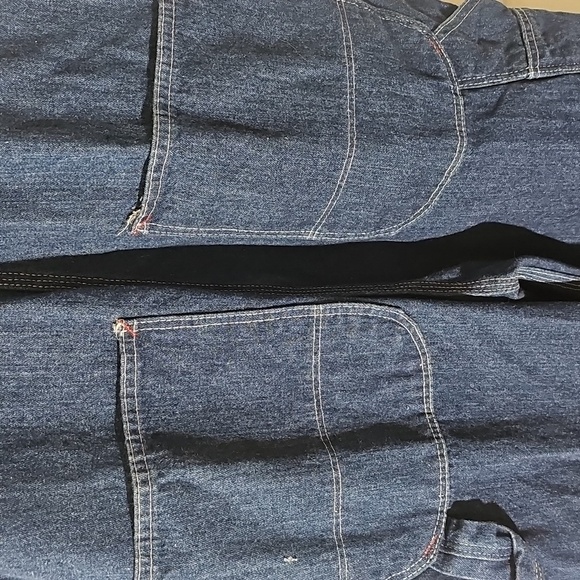 Dickies Blue Blue Denim Overalls. Size 34 X 30. 100% COTTON. - Picture 5 of 8